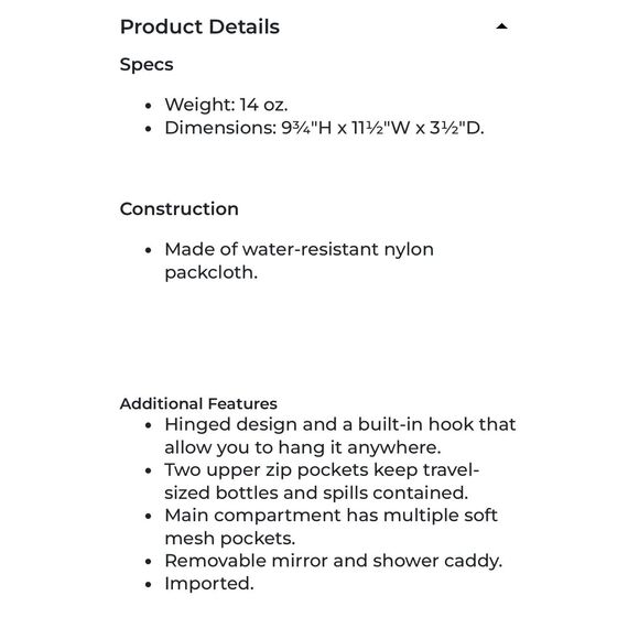 L L BEAN Organization Bag - Picture 6 of 8